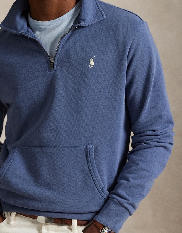 Polo Ralph Lauren - Loopback Fleece Quarter-Zip Sweatshirt