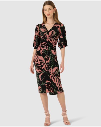 Black Pink Floral
