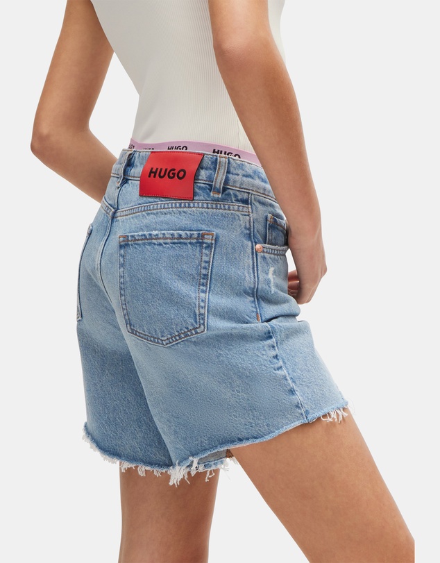 HUGO - Regular Fit Denim Shorts