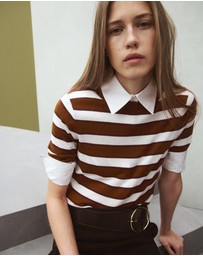 M.N.G - Short-Sleeved Knitted Sweater