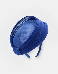 Morgan & Taylor - Blaze Beret Fascinator in Cobalt Blue
