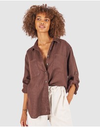 CAMIXA - Luna Oversize Linen Shirt