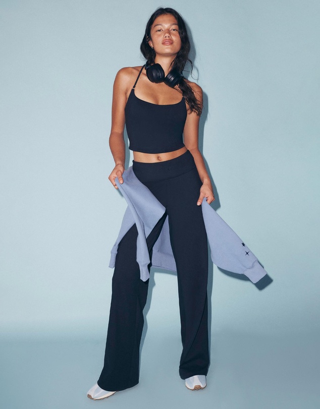 Cotton On Body Active - Ultra Soft Tie Front Wide Leg Pants