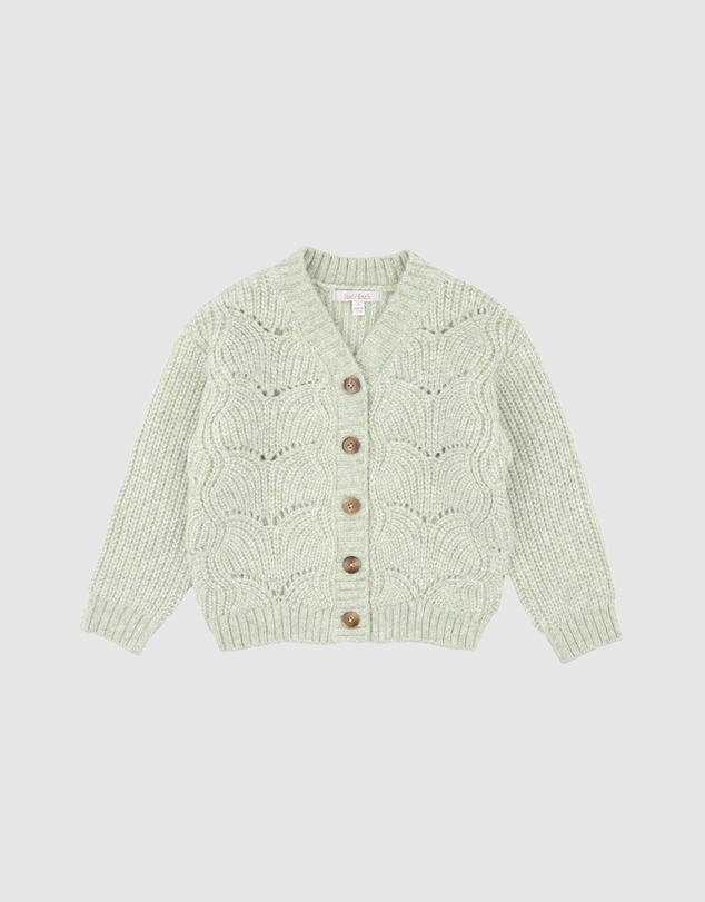 Fox & Finch - Orchard Bloom Pointelle Cardigan - Kids