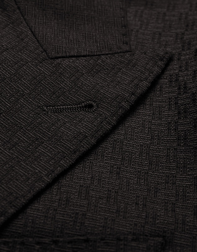Calibre - Jacquard Wool Suit Jacket Chocolate