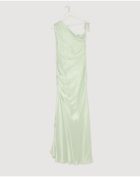 Revibe - Repaired Shona Joy La Lune Gathered Maxi Dress - AU 10