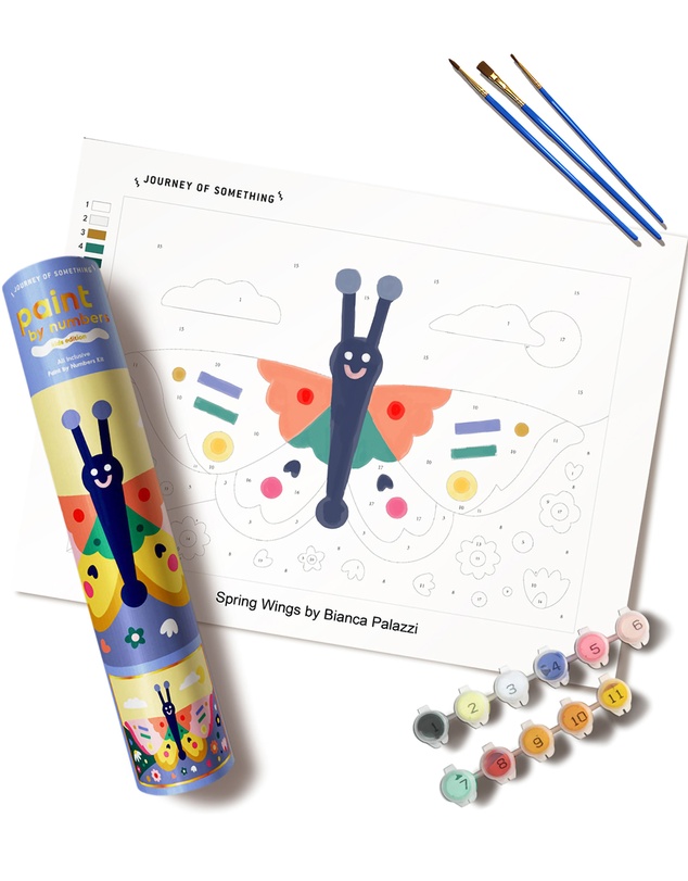 Journey Of Something - Kids Paint by Numbers - Spring Wings