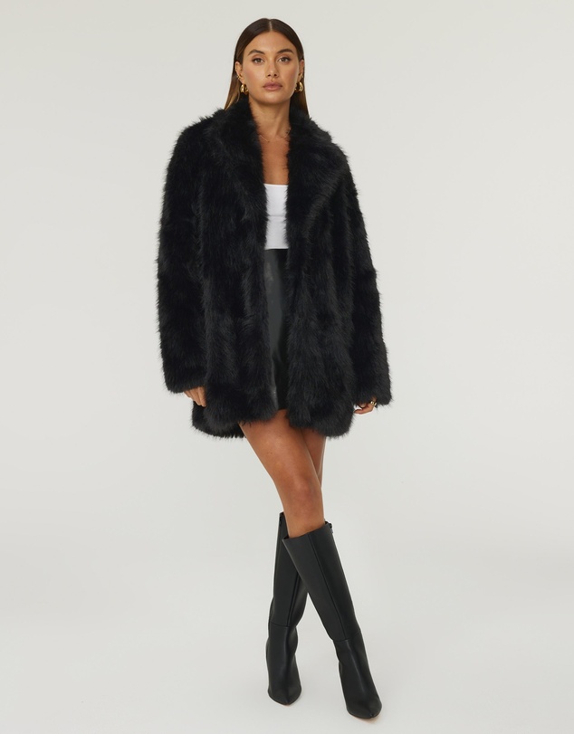 Tussah - Brigette Faux Fur Coat