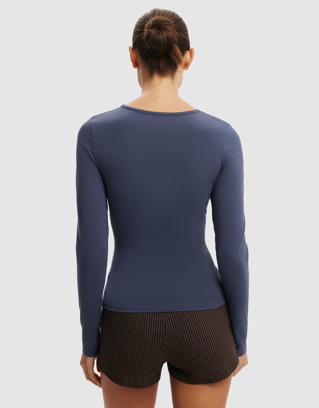 Cotton On - EVERYDAY SMOOTH LONG SLEEVE