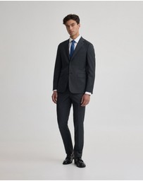 Oxford - Byron 1/2 Canvas Wool Suit Jacket
