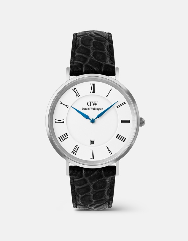 Daniel Wellington - Classic 40mm Roman Numerals Date Croc Belly