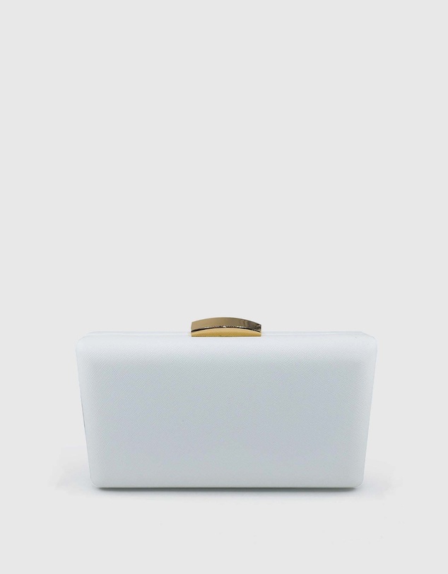 Izoa - Bianca PU Leather Clutch