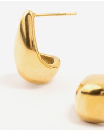 Lovisa - Waterproof Gold Plated Stainless Steel Organic Drop Earrings