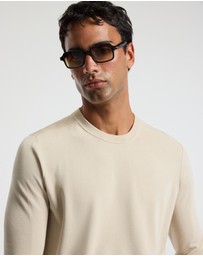 Calibre - Technical Knit Crew Neck Sweater Oatmeal
