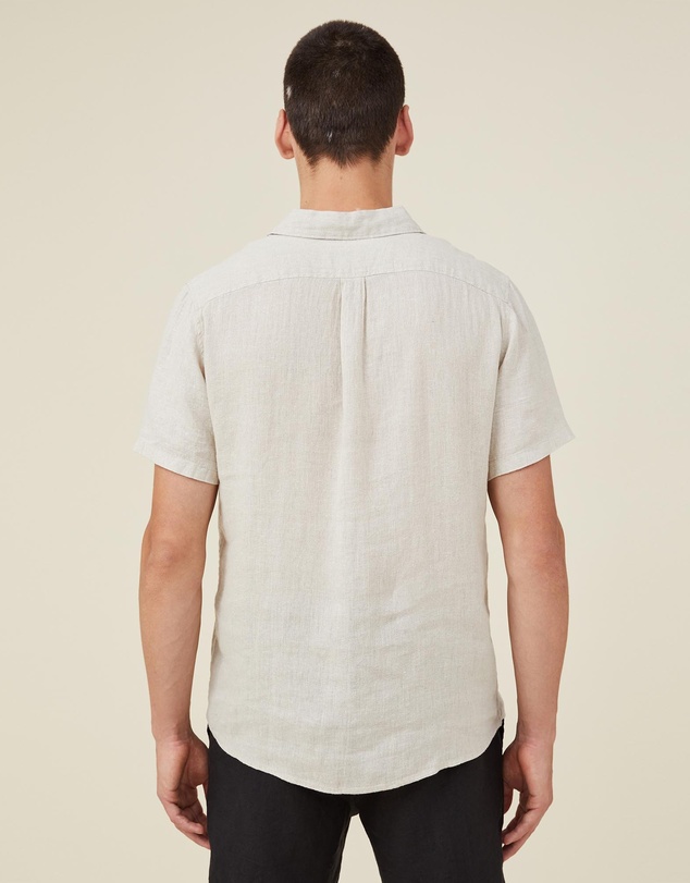 Cotton On - Linen Short Sleeve Shirt