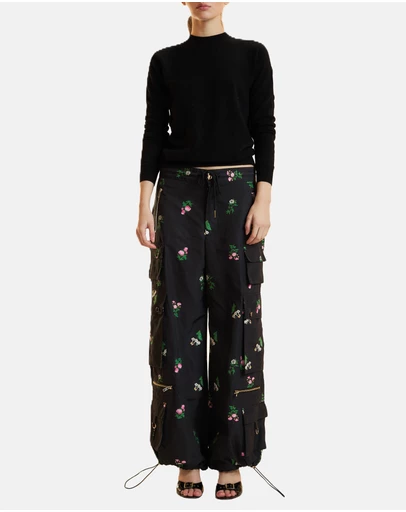 Cynthia Rowley - Printed Cargo Pants
