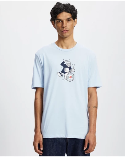 Ben Sherman - Drummer Target Cotton T-Shirt