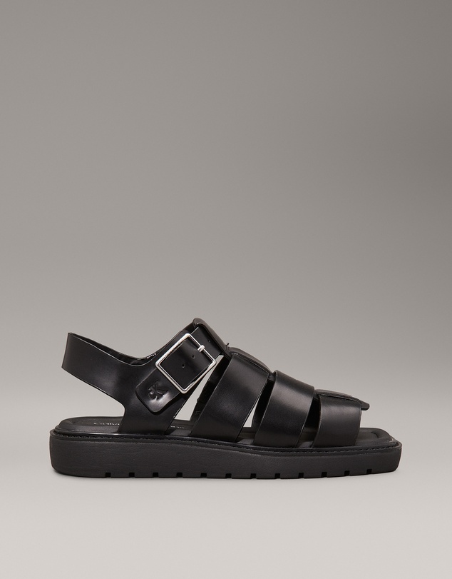 Calvin Klein - Leather Fisherman Sandals