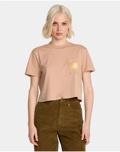 Volcom - Womens Pocket Dial Short Sleeve T-Shirt