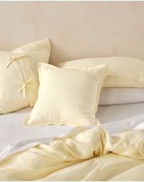 Linen House - Nimes Pure Linen Filled Cushion
