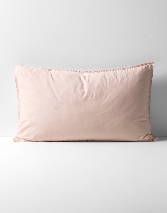 Aura Home - Evie Stonewash Organic Cotton Standard Pillowcase