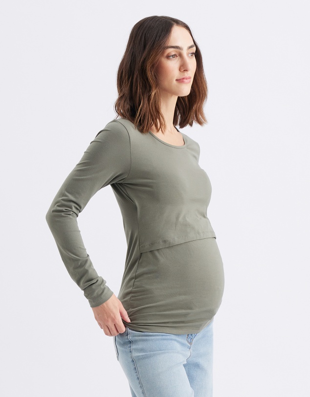 Ripe Maternity - Organic Cotton Nursing Top