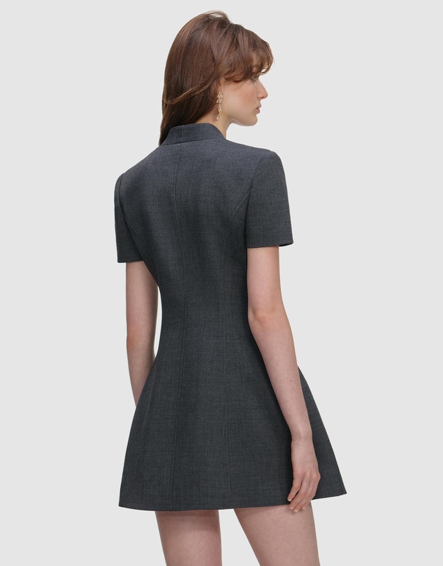 Self Portrait - Tailored Flower Detail Mini Dress
