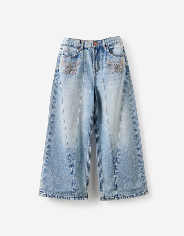 Cotton On Kids - Super Wide Leg Denim Jean