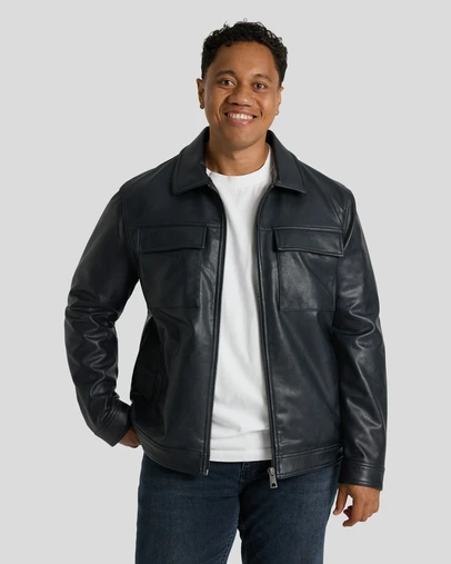 Johnny Bigg - Rebel Faux Leather Jacket