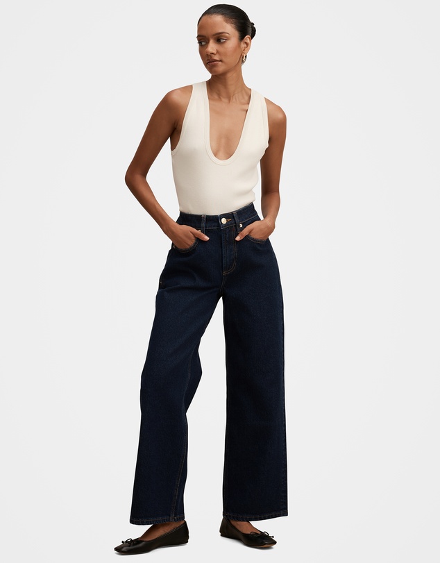 Forever New Petite - Nicki Petite Mid Rise Straight Leg Jeans