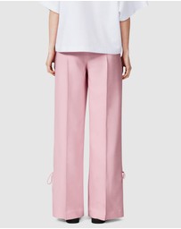 & Other Stories - Bow-Detailed Press-Crease Trousers