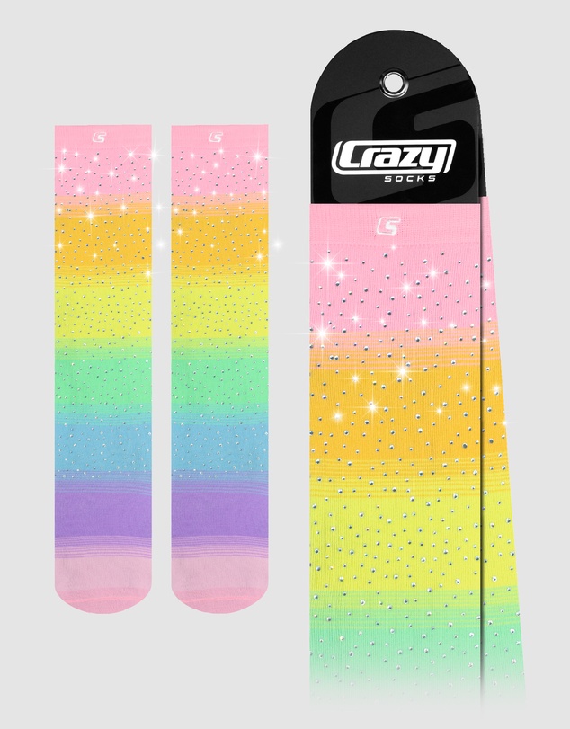 Crazy Skates - Crazy Socks Diamond Magic Knee-High Socks