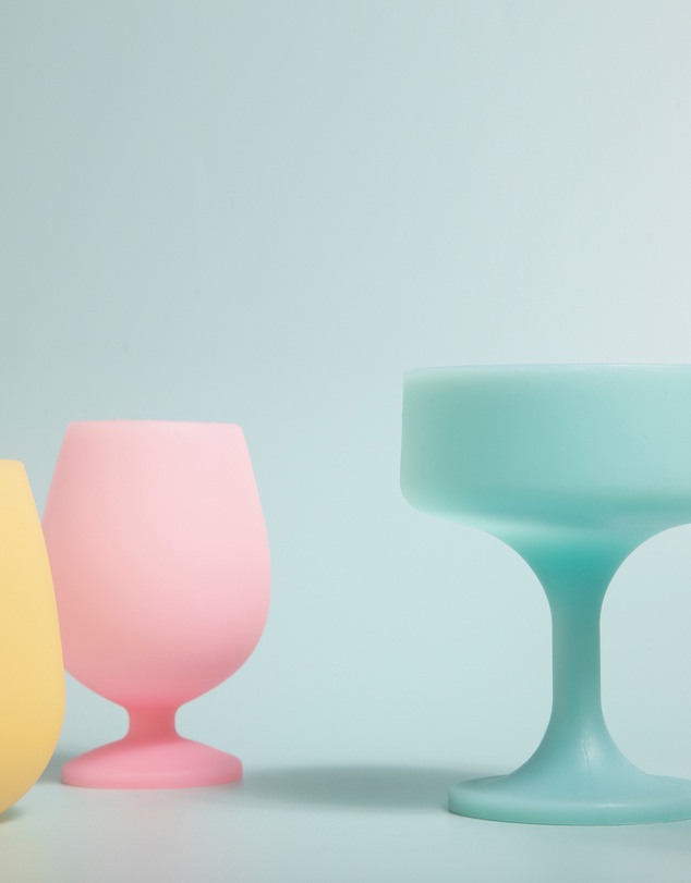 porter green - mecc | silicone unbreakable cocktail glasses