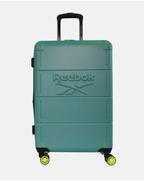 Reebok - Reebok Wanderer 76cm LARGE Hard Shell Suitcase in Turquoise