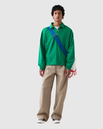 GAP - GAP x Malbon Pleated Barrel Pants