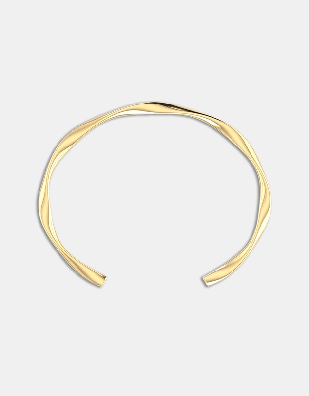 CA Jewellery - Form Cuff Bracelet Gold