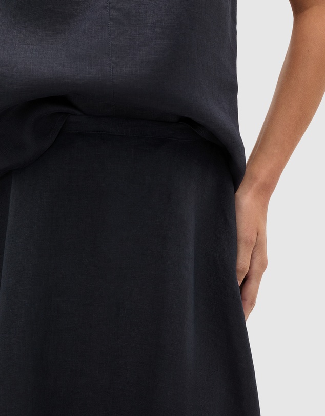 Seed Heritage - Core Linen Midi Skirt