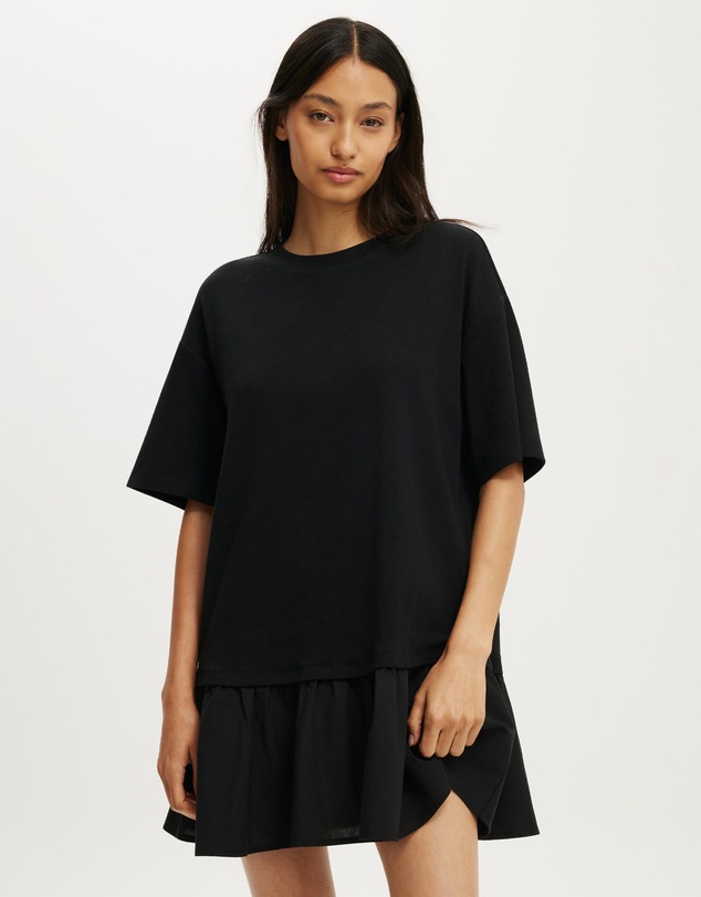 Cotton On - Tilly Layered T-Shirt Dress