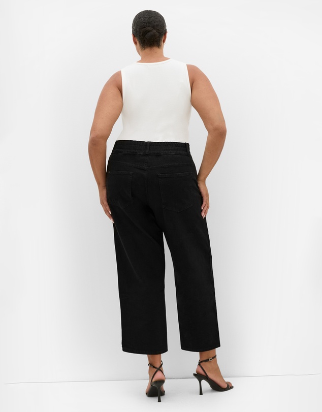 City Chic - Plus size Harley Fit Stretched Waist Jean - black
