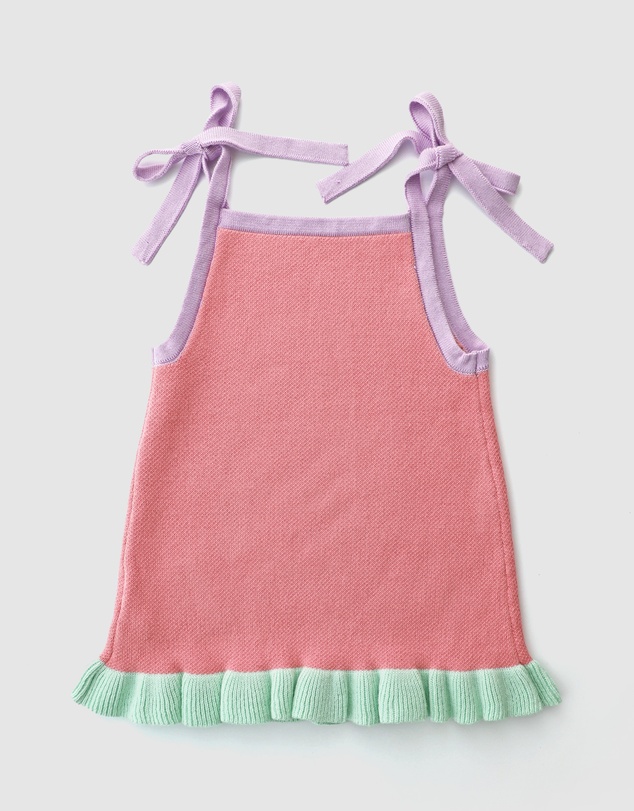 WITH LOVE FOR KIDS - Frills Knitted Dress - Kids