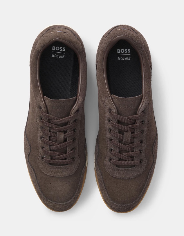 BOSS - Nitan Low Profile Suede Trainers