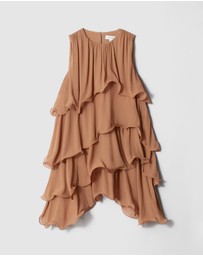 & Other Stories - Sleeveless Frill Mini Dress