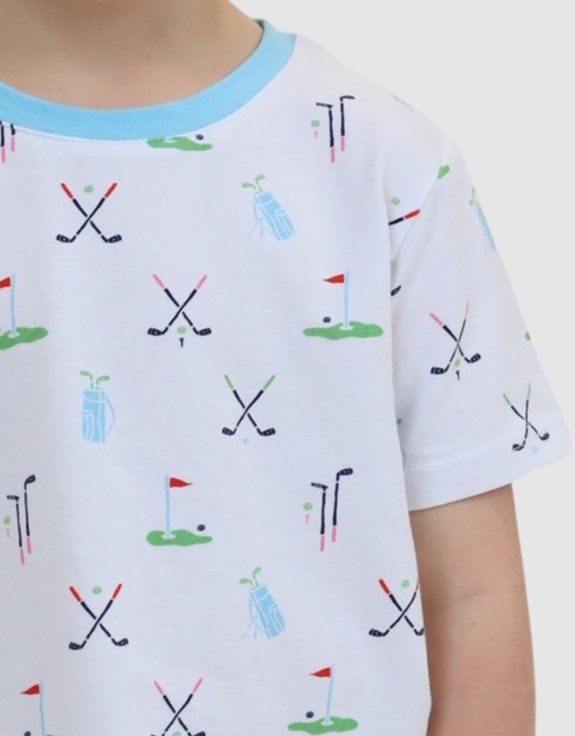 Sant And Abel - Kids Golf Short PJ Set