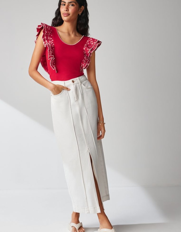 NEXT - Flutter Sleeveless Vest
