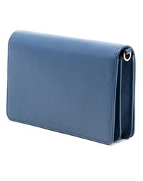 Pre-Loved by Azura Reborn - Pre-Loved Saffiano Lux Monochrome Wallet on Chain