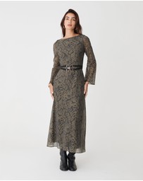 Forcast - Imogen Bias Tie Waist Dress