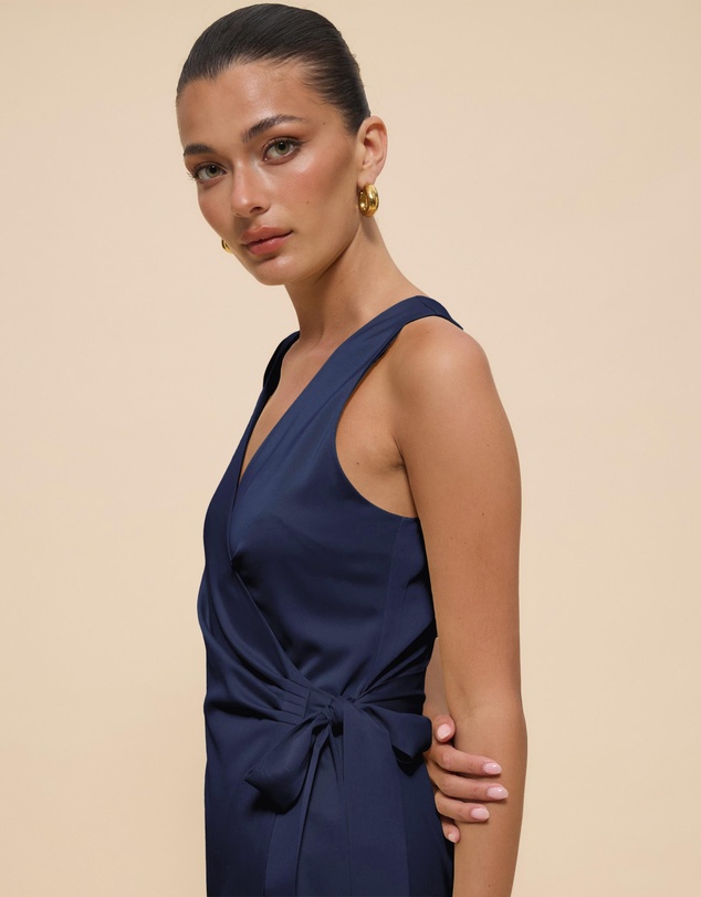 CHANCERY - Lani Sleeveless Wrap Maxi Dress