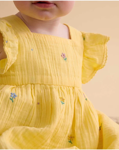 Purebaby - Butterfly Dress -Kids-Babies