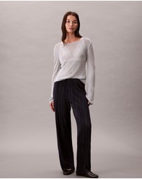 Calvin Klein - Plissé Pull-On Pants