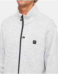 Billabong - Mens Boundary Mock Zip Fleece Top